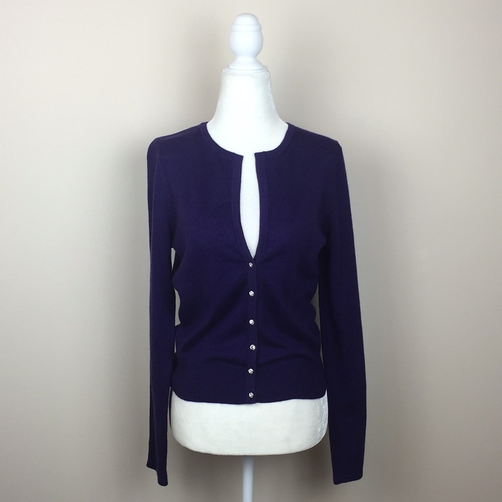 Ann Taylor - Cashmere Blend Button Down Cardigan